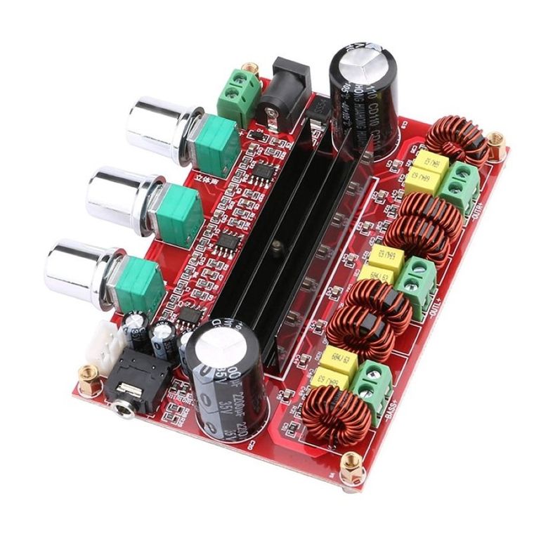 Arduino, Woofer, wzmacniacz mocy 2.1, 2-80W +100W, TPA3116D