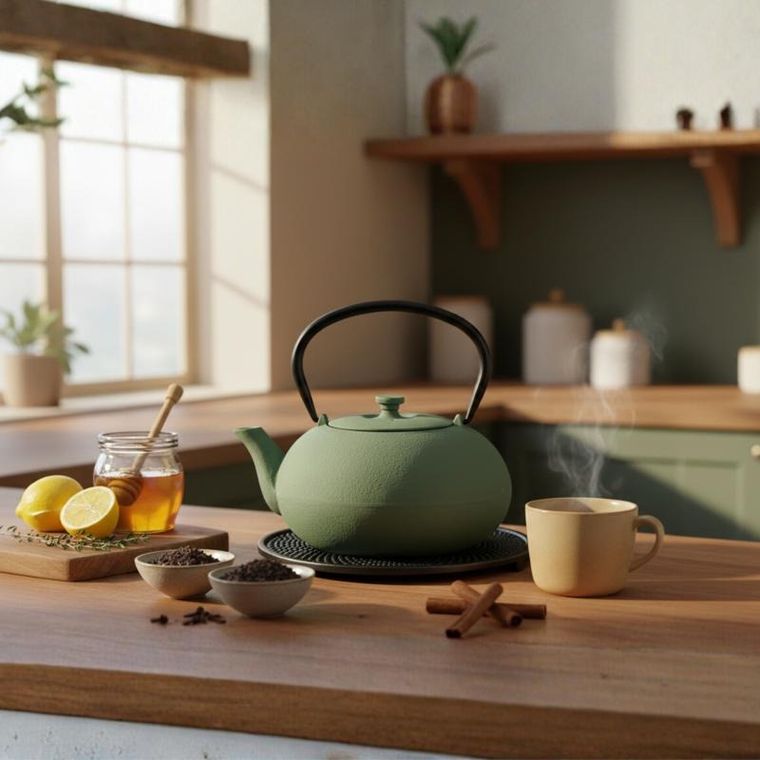 Aromelio, Nomi, czajnik żeliwny z zaparzaczem, 800 ml