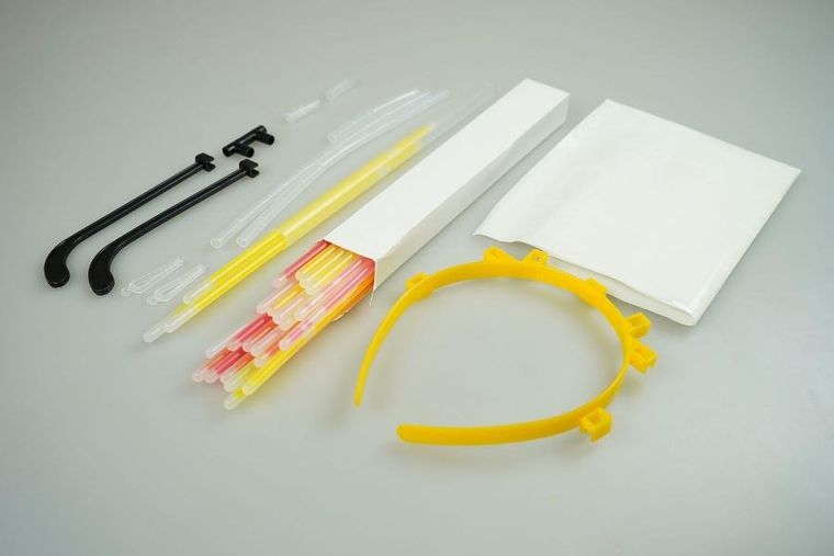 Arpex, kostium, glow stick, 94 elementy