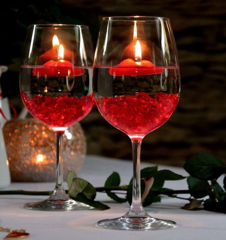 Arpex, świeca pływająca, Serce, 4-4 cm, 6 szt.