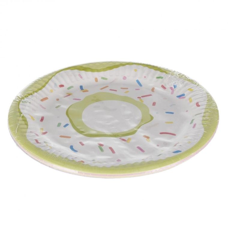 Arpex, talerz papierowy, Donat, 8 szt.