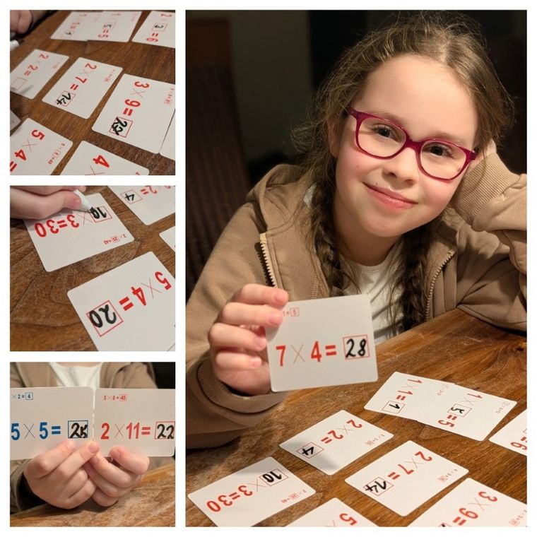 Askato, Genialny dzieciak, fiszki matematyczne, mnożenie, zabawka edukacyjna