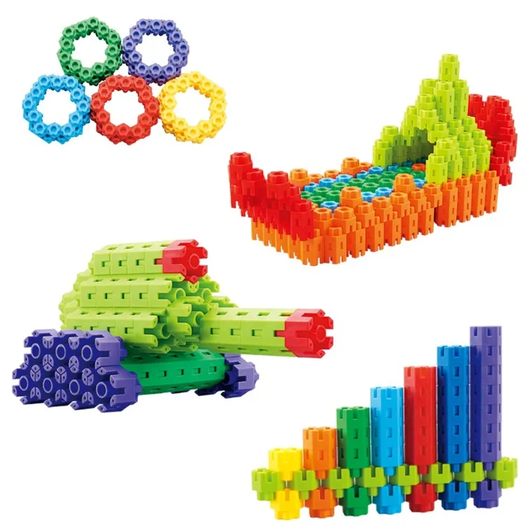 Askato, Klocki Małych Geniuszy, śrubki, 252 elementy