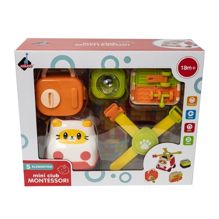 Askato, mini club Montessori, Autko, zestaw