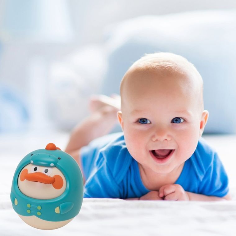 Askato, Wańka Wstańka, kaczka, ciemnozielona, 1 szt.