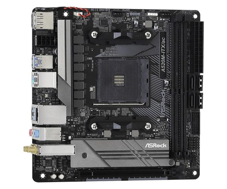 Asrock, płyta główna, A520M-ITX/AC