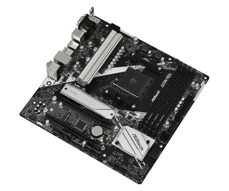 Asrock, płyta główna, A520M Pro4 AM4 4DDR4 HDMI/DP/VGA M.2 mATX