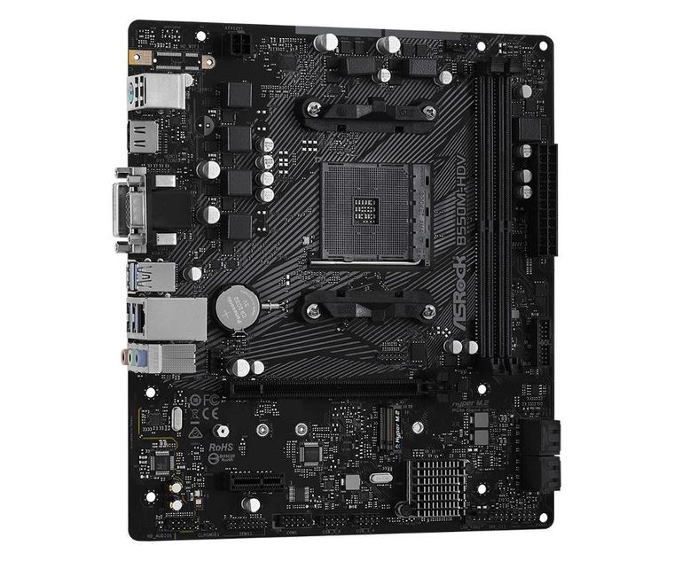 Asrock, płyta główna, B550M-HDV AM4 2DDR4 HDMI/DVI/D-SUB M.2 mATX