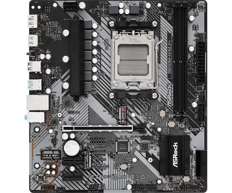 Asrock, płyta główna, B650M-H/M.2 + AM5 2DDR5 HDMI/DP mATX