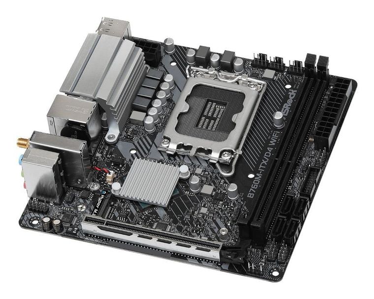 ASRock, płyta główna, B760M-ITX D4 WIFI s1700 2DDR4 mITX M.2 USB-C