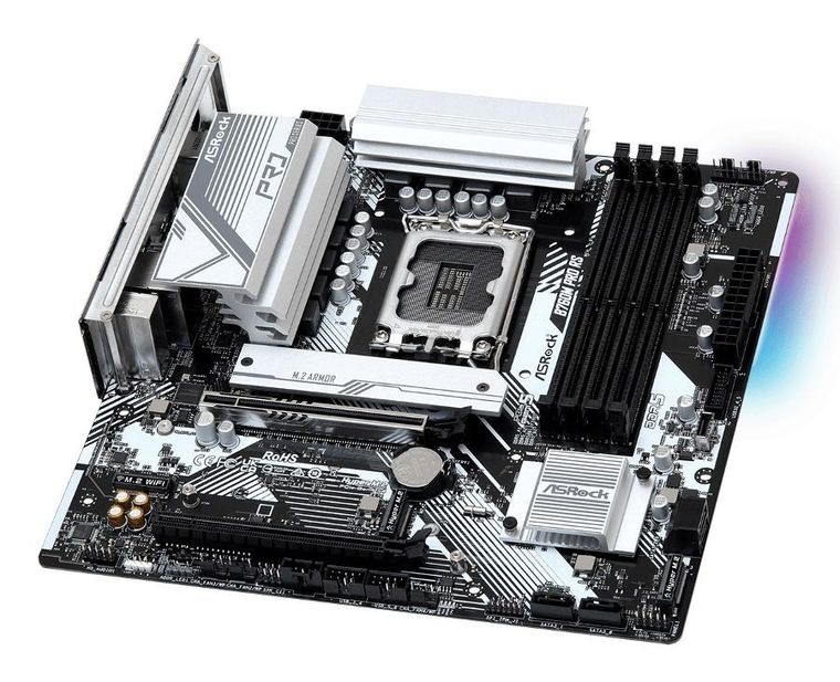 ASRock, płyta główna, B760M Pro RS s1700 4DDR5 DP/HDMI mATX