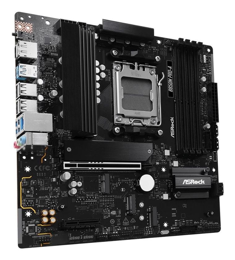 ASRock, płyta główna, B850M PRO-A AM5 4DDR5 M.2 HDMI/DP mATX