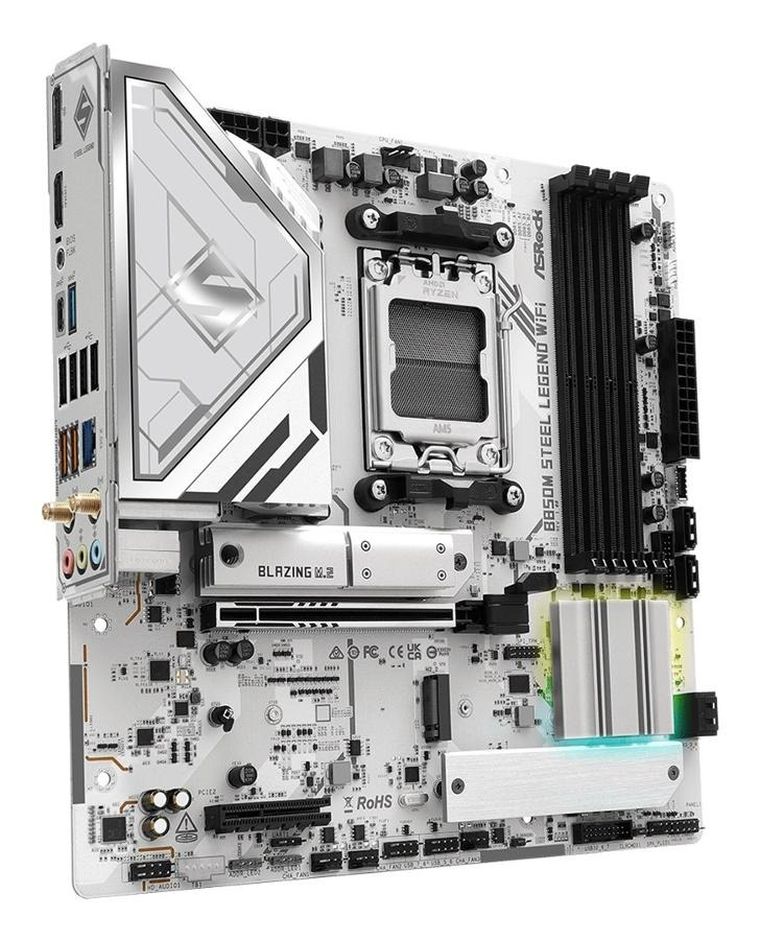 ASRock, płyta główna, B850M STEEL LEGEND WIFI AM5 4DDR5 HDMI/DP mATX