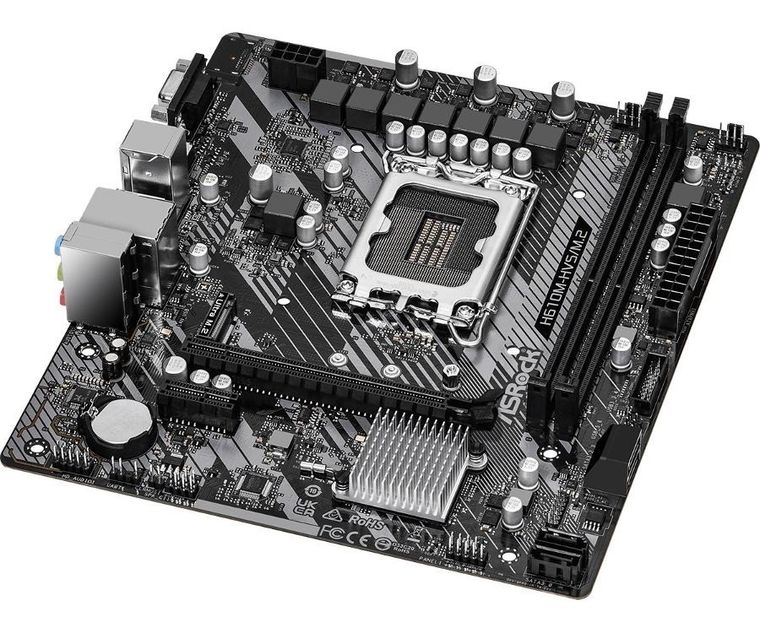 ASRock, płyta główna, H610M-HVS/M.2 R2.0 s1700 2DDR4 D-Sub/HDMI mATX