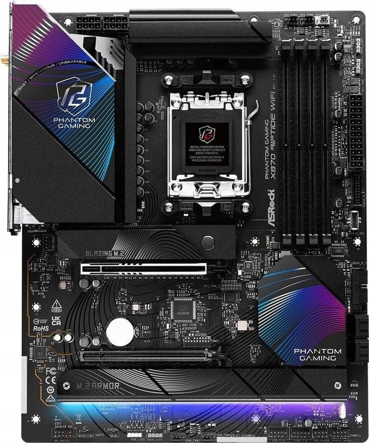 ASRock, płyta główna, X870 RIPTIDE WIFI 4DDR5 M.2 ATX