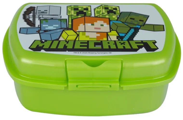 Astra, Minecraft, lunchbox, zielony