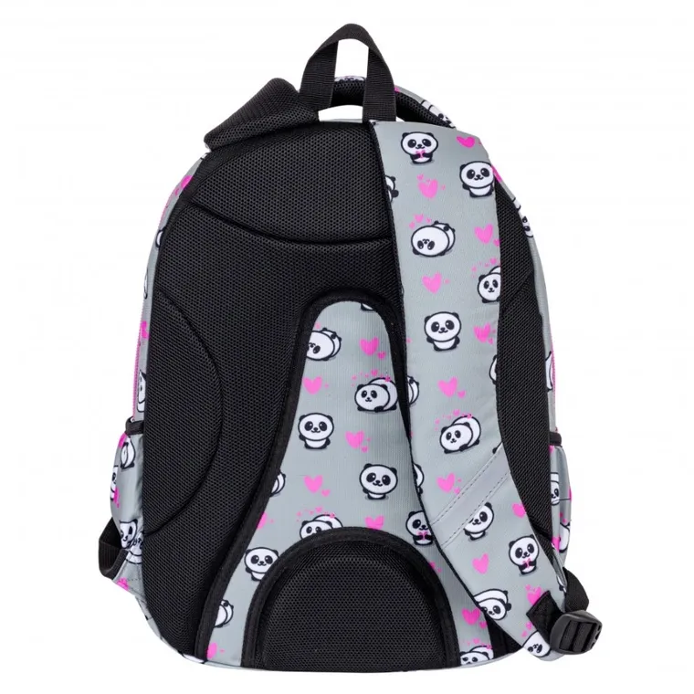 Astra, plecak szkolny, 3-komorowy, Panda