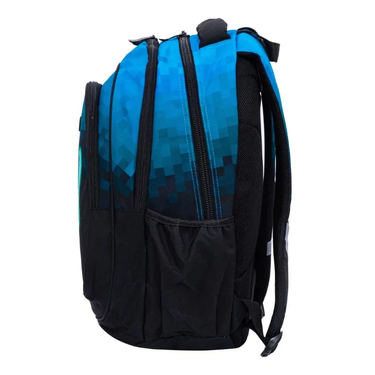 Astrabag, plecak szkolny, 3-komorowy, Blue Pixel