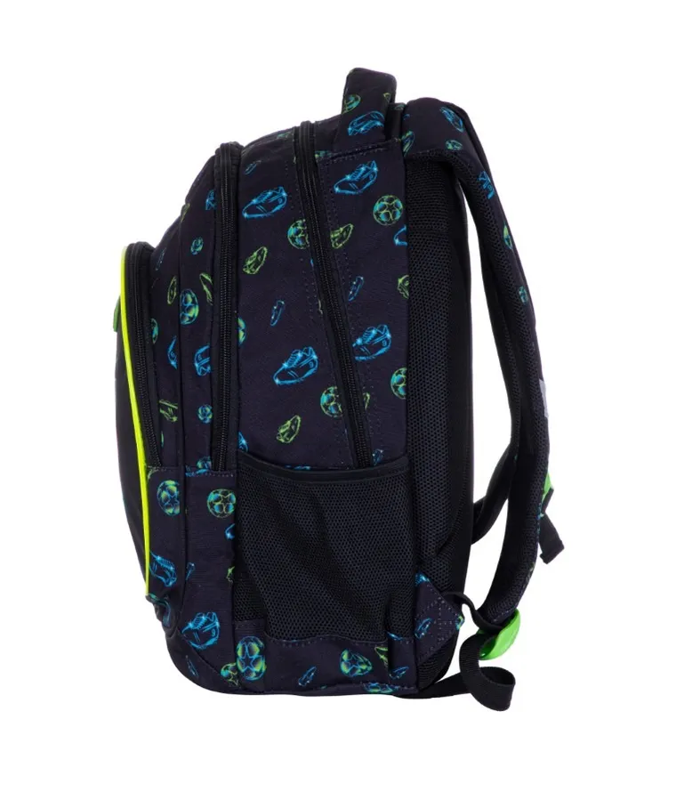 Astrabag, plecak szkolny, 3-komorowy, Football Motion