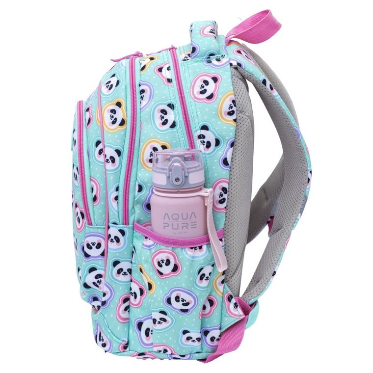 Astrabag, plecak szkolny, 3-komorowy, Minty Pandas