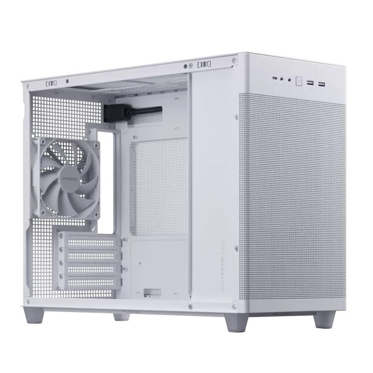Asus, obudowa, AP201 PRIME CASE TG white