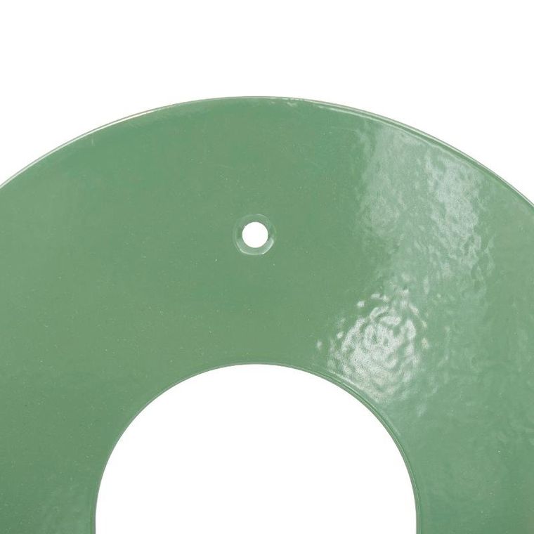 Atmosphera, Callista, wieszak na ubrania na ścianę falowany, militarna zieleń, 50 cm