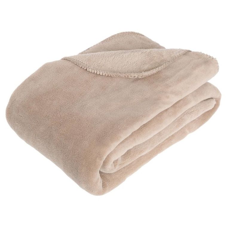 Atmosphera, ciepły koc, 180-230 cm, kremowy