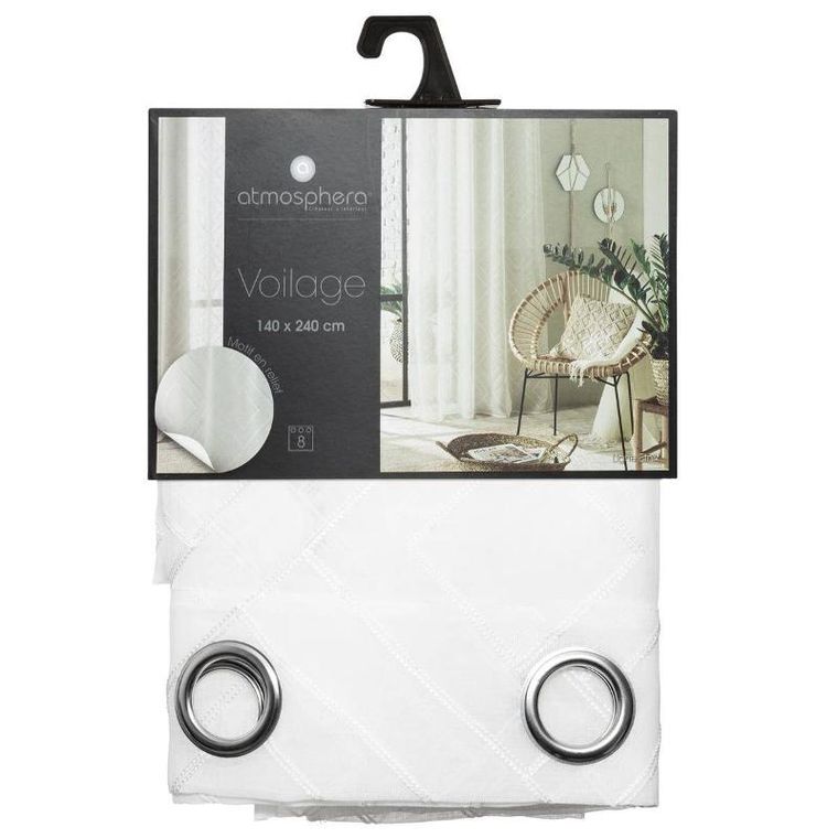 Atmosphera, firanka z delikatmym wzorem