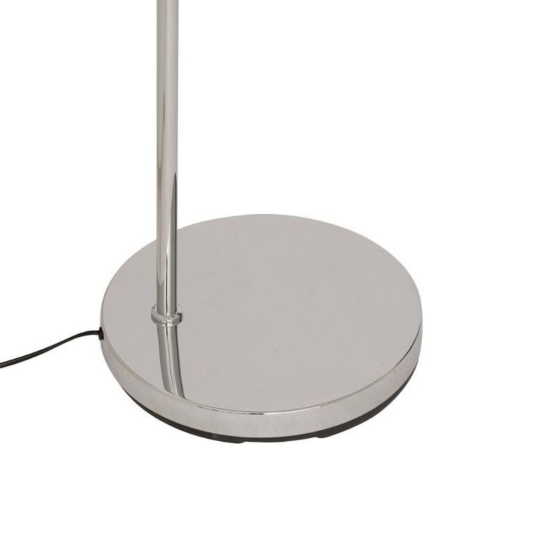 Atmosphera, Floris, lampa podłogowa łukowa, metalowa, srebrna, 177 cm