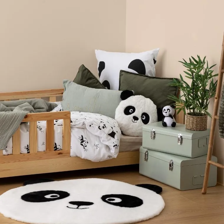 Atmosphera for kids, pościel dziecięca, bawełniana, Panda, 140-200 cm