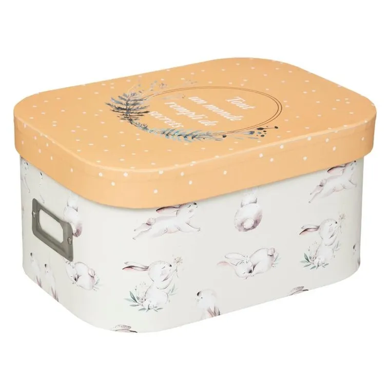 Atmosphera for kids, pudełka ozdobne z pokrywą, Leśni Przyjaciele, 3 szt.