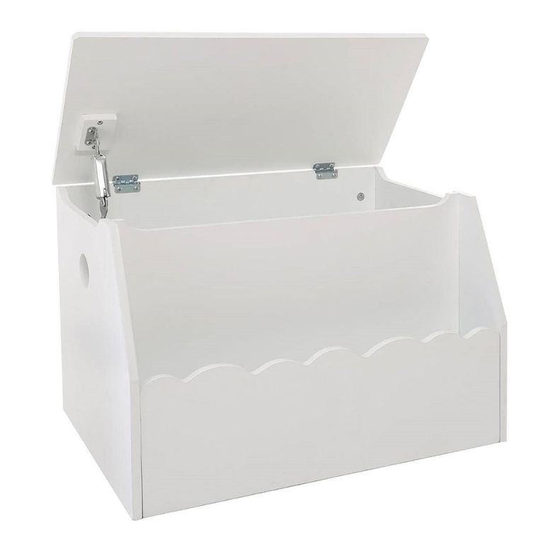 Atmosphera for kids, regał ze schowkiem na zabawki, biały