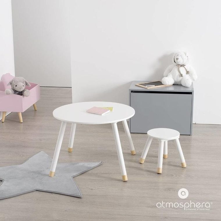 Atmosphera for kids, taboret, Ø 24 cm