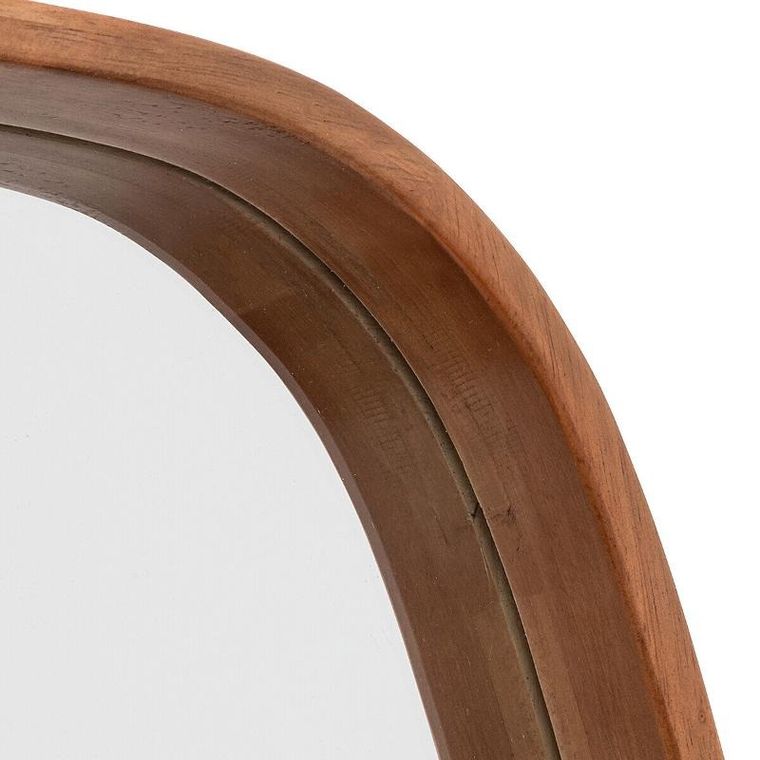 Atmosphera, Jasna, lustro w drewnianej ramie, 80-40 cm