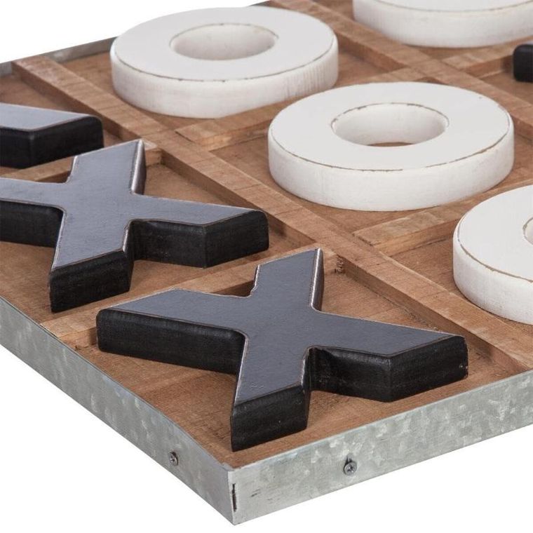 Atmosphera, Kółko i krzyżyk, gra z drewna, 35-35 cm