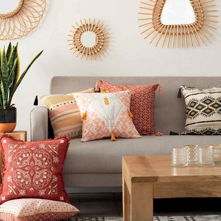 Atmosphera, komplet luster dekoracyjnych z wikliny, ø 28 cm, 3 szt.