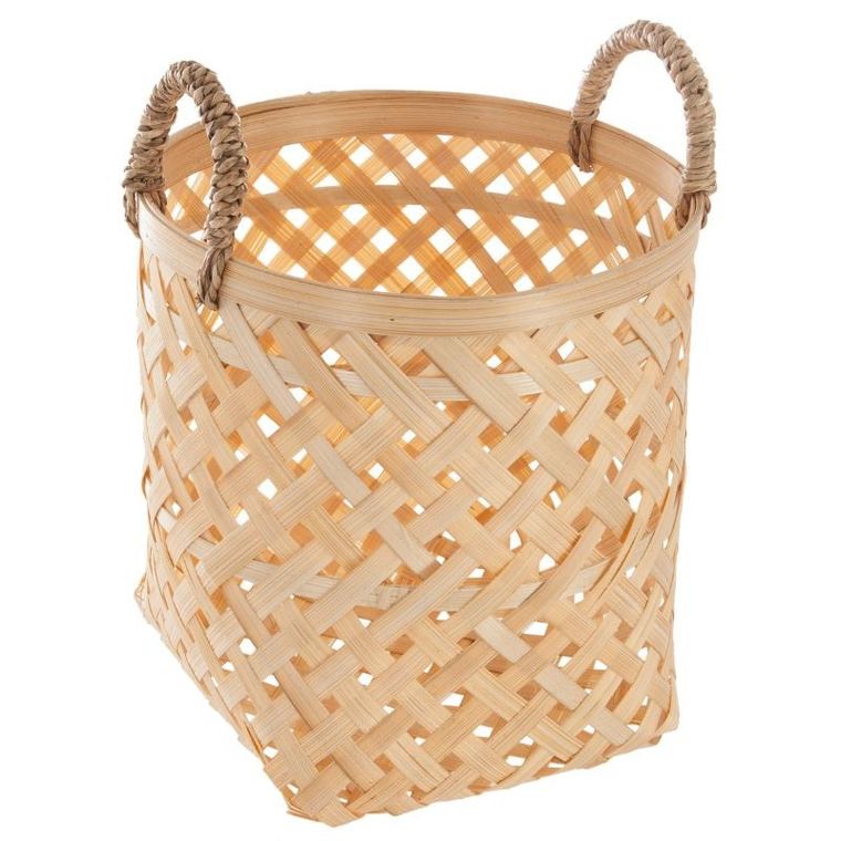 Atmosphera, kosze do przechowywania, natural, bambusowa plecionka, 3 szt.