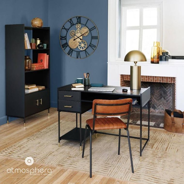 Atmosphera, lampa stołowa złota, Champi, grzybek, wys. 50 cm