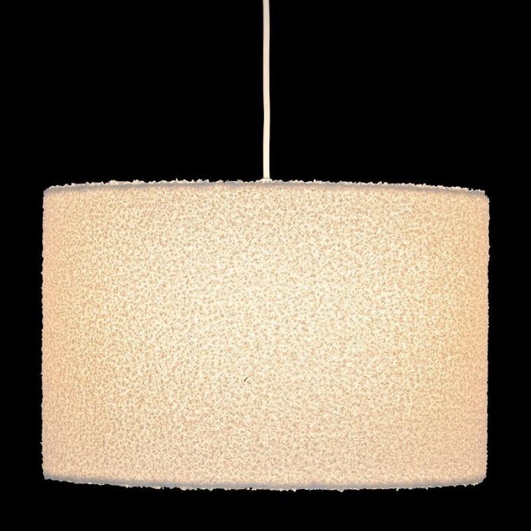 Atmosphera, lampa wisząca, Tina, abażur bouclé, Ø 37 cm