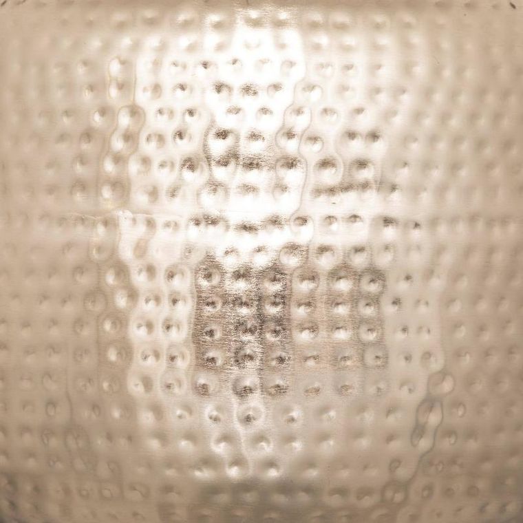 Atmosphera, lampa z beżowym abażurem, Kais, metalowa podstawa, wys. 52 cm