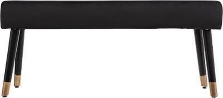 Atmosphera, ławka tapicerowana do salonu, Living, czarna