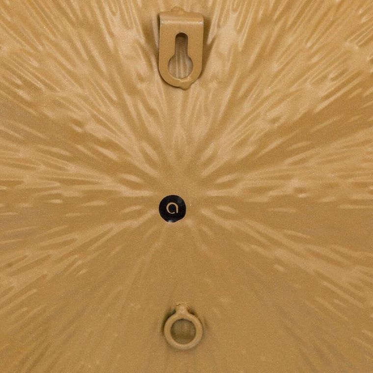 Atmosphera, Leslie, metalowe dekoracje ścienne, złote, 3 szt.