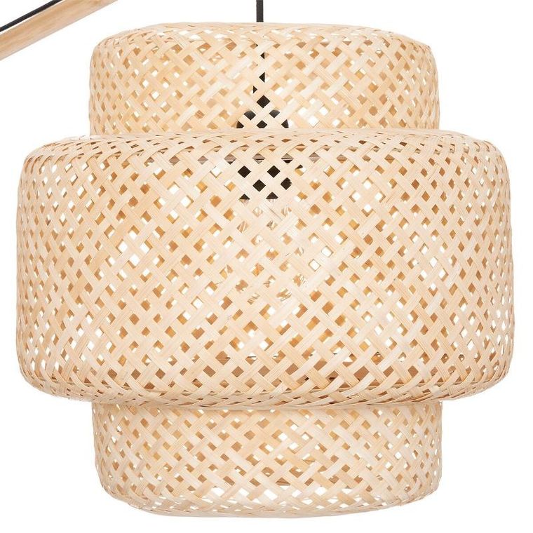 Atmosphera, Liby, lampa podłogowa, bambus, 171 cm