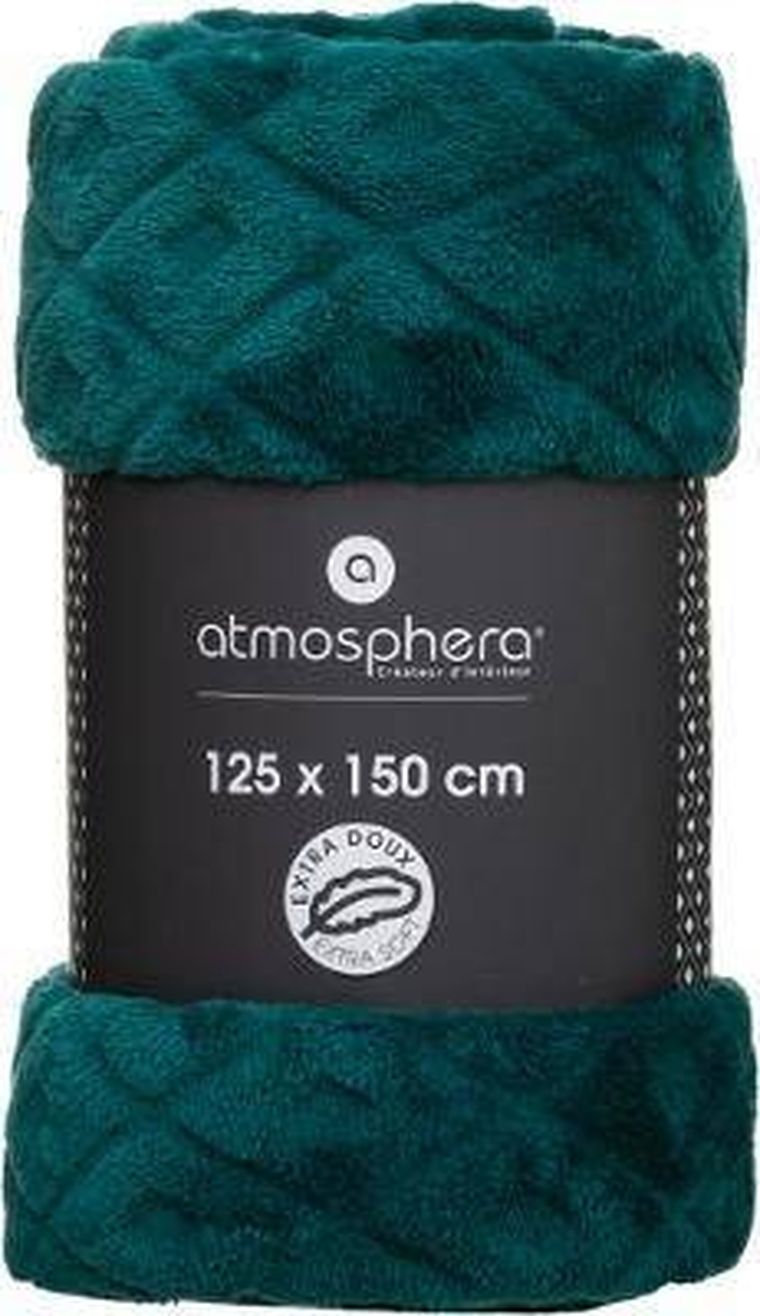 Atmosphera, narzuta na łóżko, Losan, 150-125 cm, morska