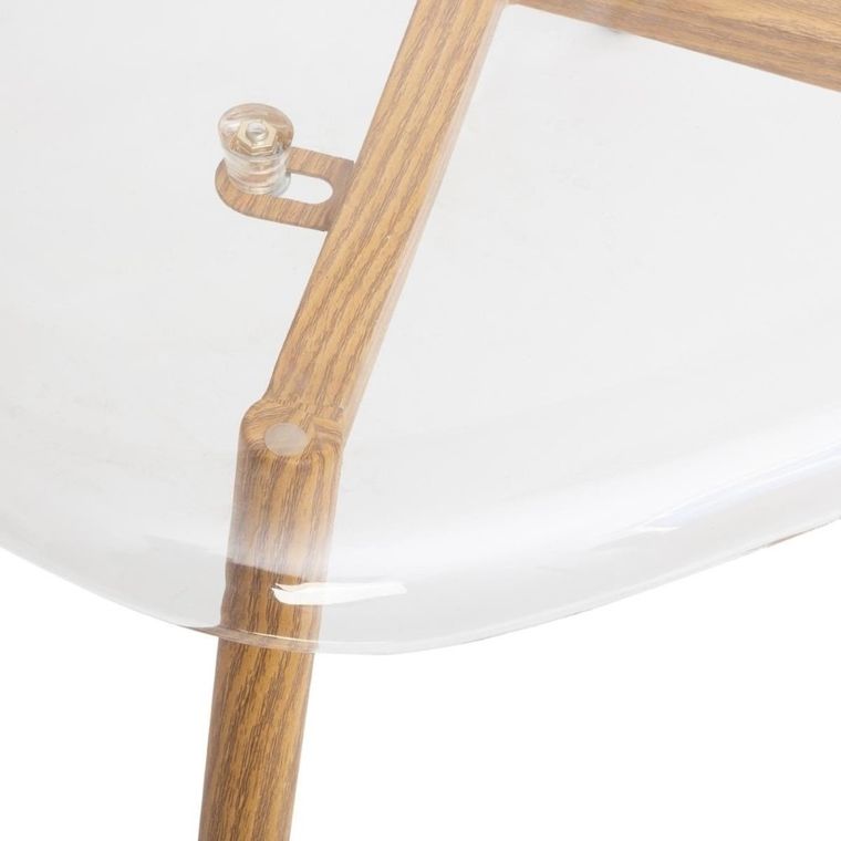 Atmosphera, nowoczesne krzesło do jadalni, Taho, białe