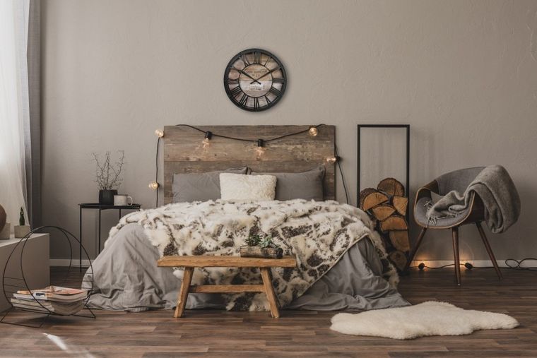 Atmosphera, okrągły zegar ścienny, Vintage Ø 39 cm, rzymskie cyfry