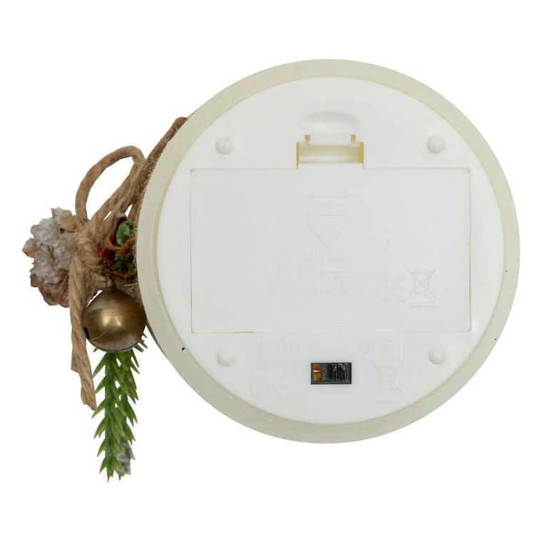 Atmosphera, ozdobna świeca parafinowa LED, 10 cm