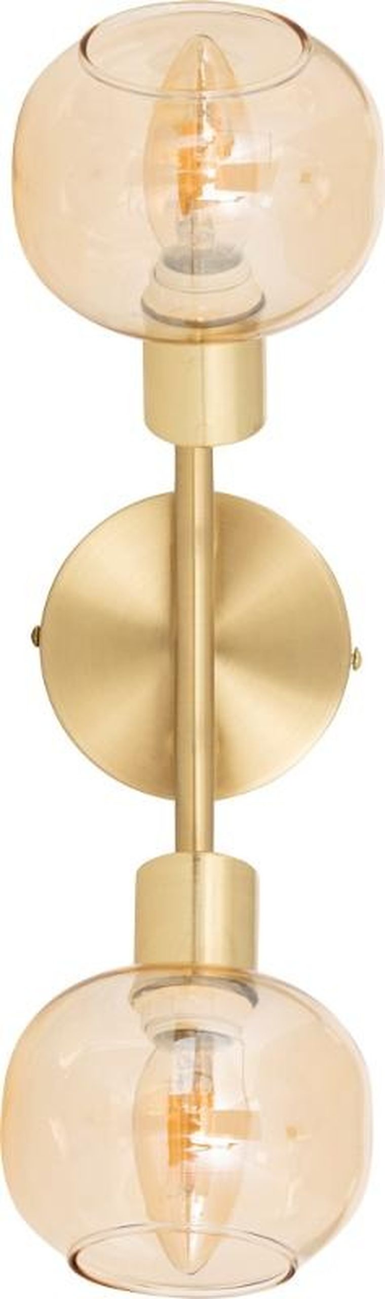 Atmosphera, Pilla, lampy sufitowe, złoto i szklane klosze, 2 punktowe