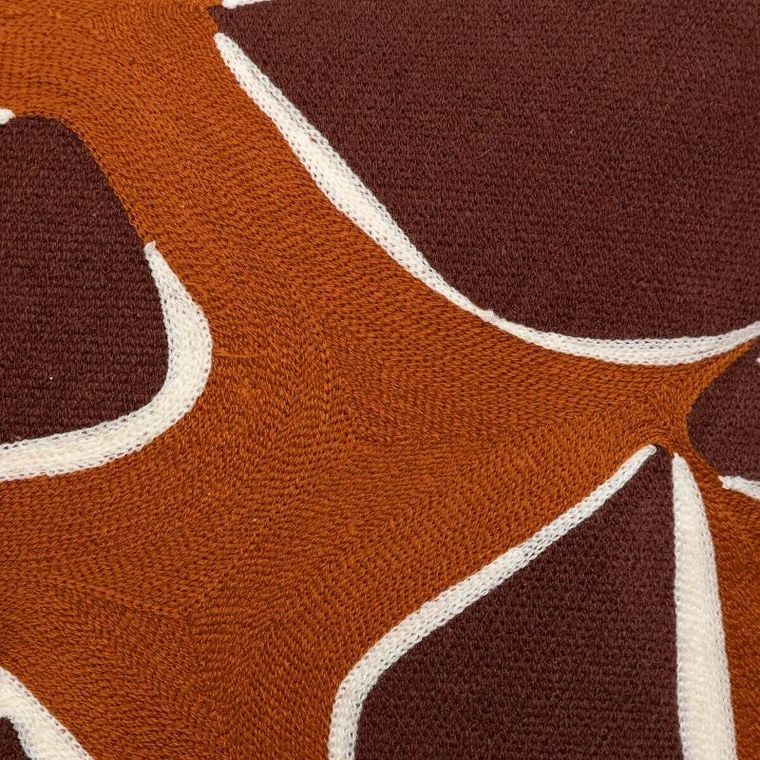 Atmosphera, poduszka dekoracyjna, liście hary, 45-45 cm