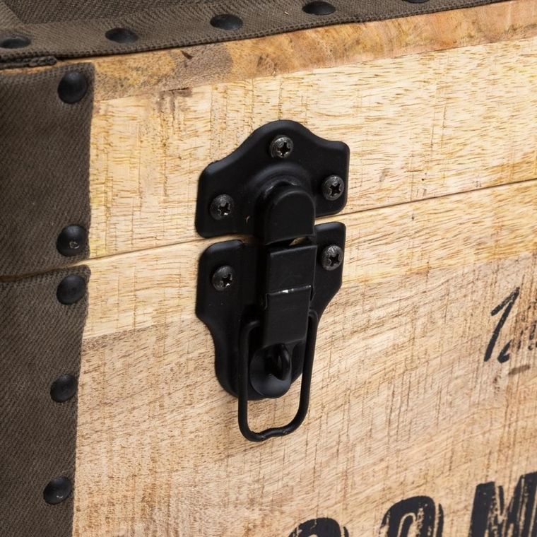 Atmosphera, pufa colonial, siedzisko ze schowkiem, 2w1, brązowe